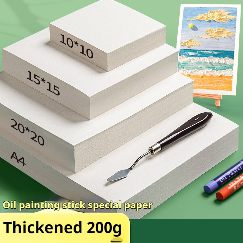 Chalk Pastel Set - 200GSM Oil Pastel Paper Oil Painting
