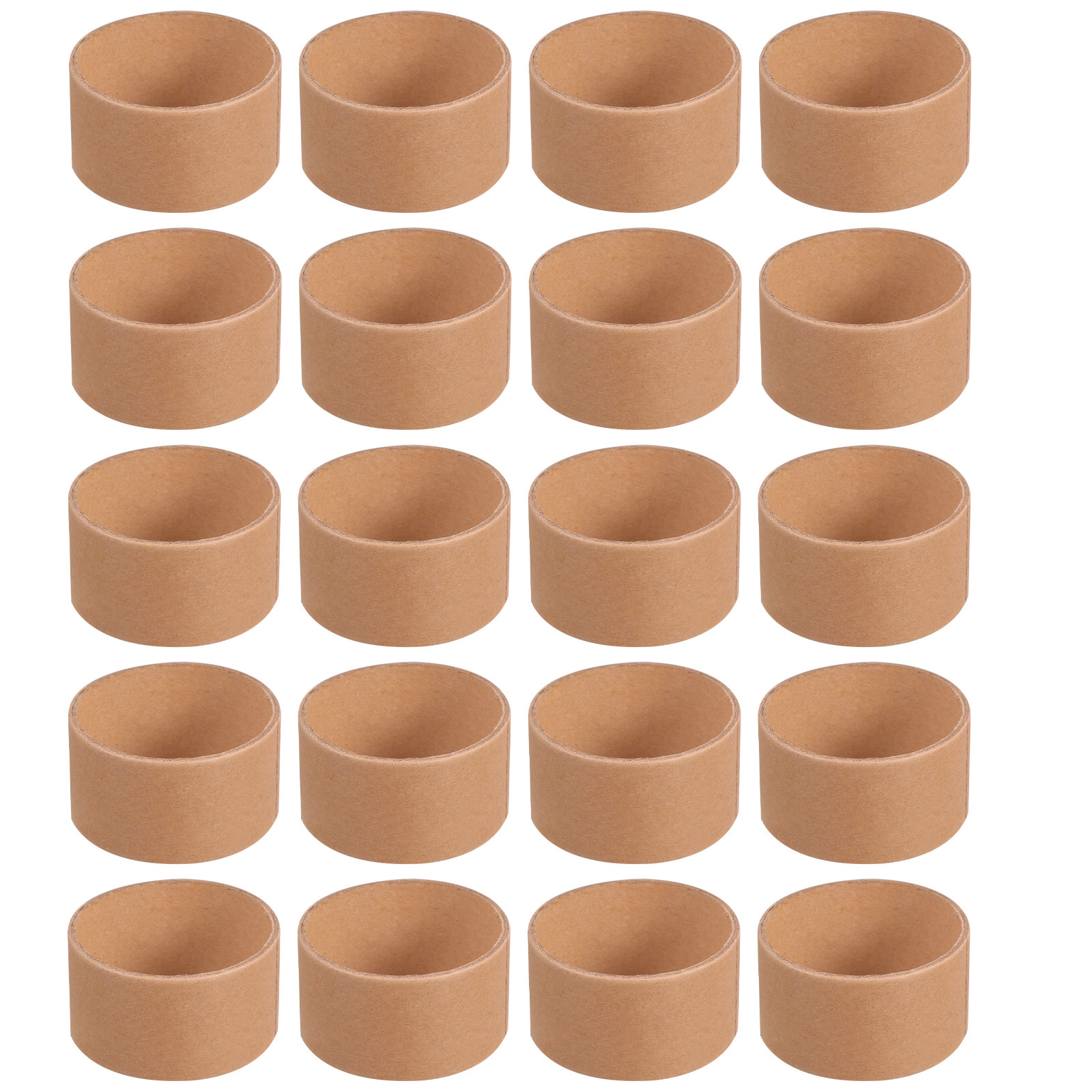 Art And Craft With Paint - 20Pcs Round Brown Cardboard Tubes for