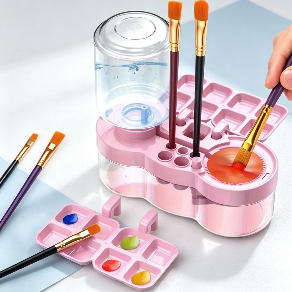 Art And Craft With Paint - Paint Brush Washer Multifunctional Portable Artist