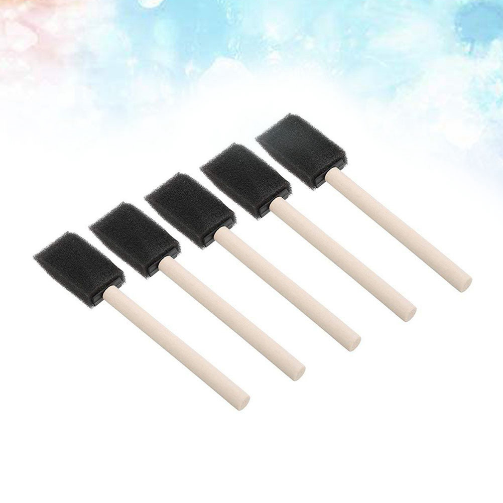 Art And Craft With Paint - 20Pcs 1 Inch Polyurethane Sponge Brushes