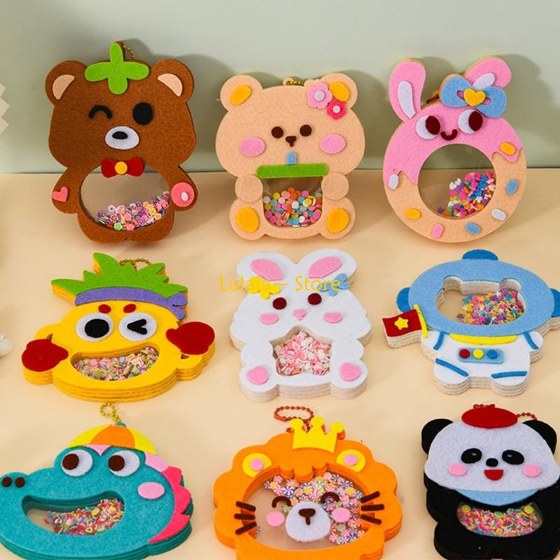 Art Craft Classes - Y4QA Colorful Animal Pendant Craft Kits