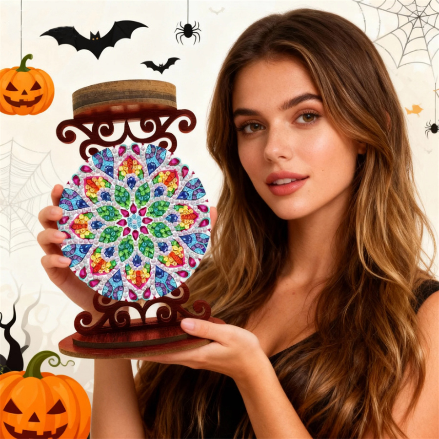 Flower candle holder Halloween - Art Craft Halloween review and price