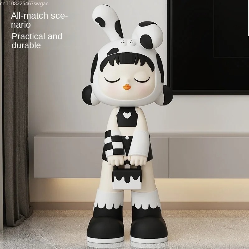 Art Cartoon Girl Statue Indoor - Art Craft Model review and price