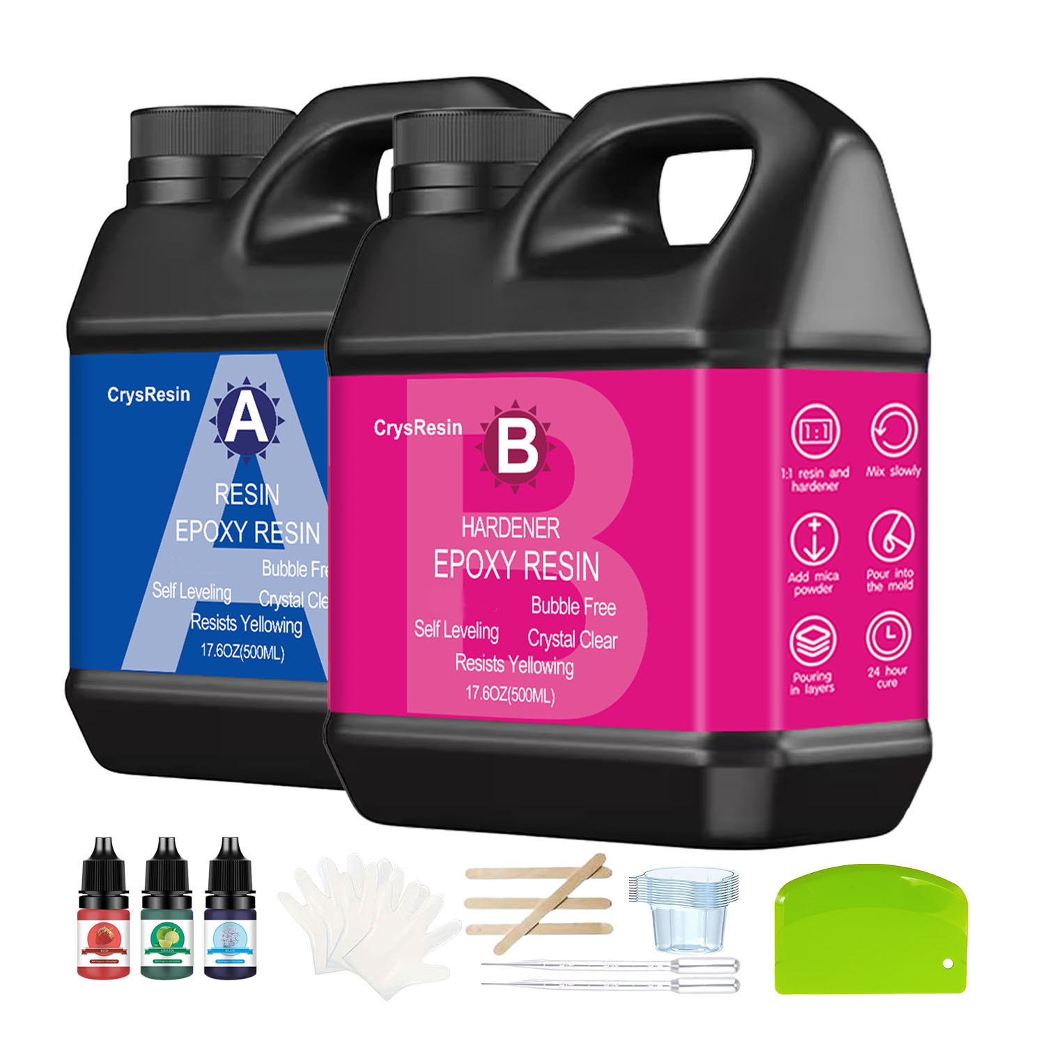Crystal Clear Epoxy Resin 1:1  - Art Craft Model review and price