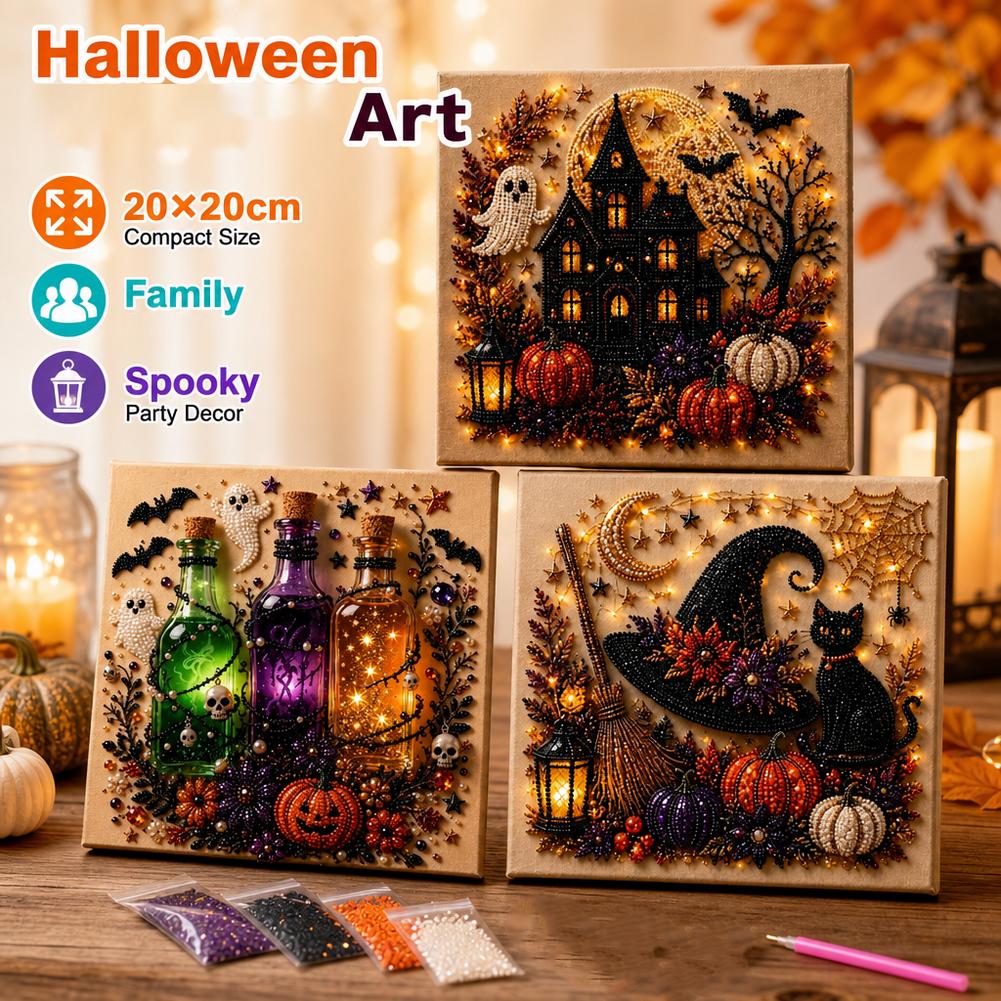 Halloween Ghost & Pumpkin 3D P - Art Craft Halloween review and price