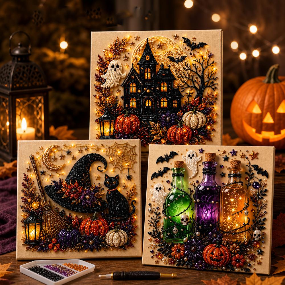 Halloween Ghost & Pumpkin 3D P - Art Craft Halloween review and price