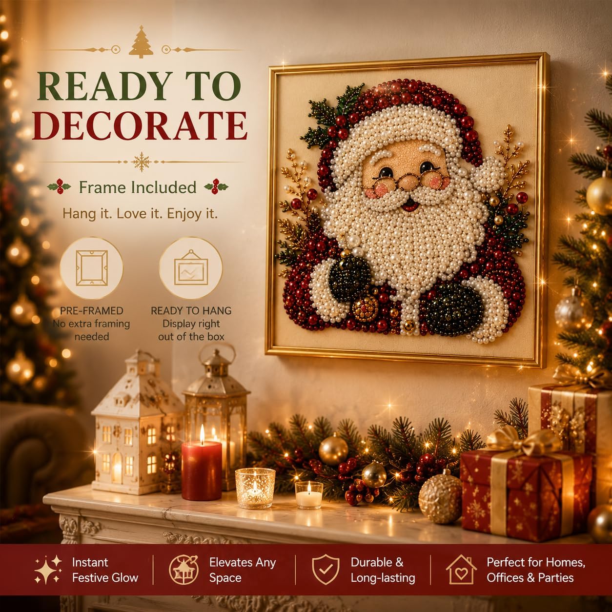 Christmas Pearl Diamond Painti - Art Craft Christmas Tree review and price