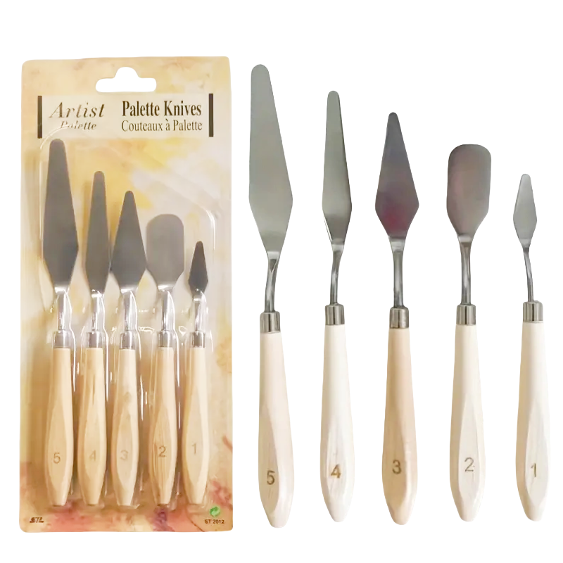 5-piece oil painting palette k - Painting Knife Palette review and price
