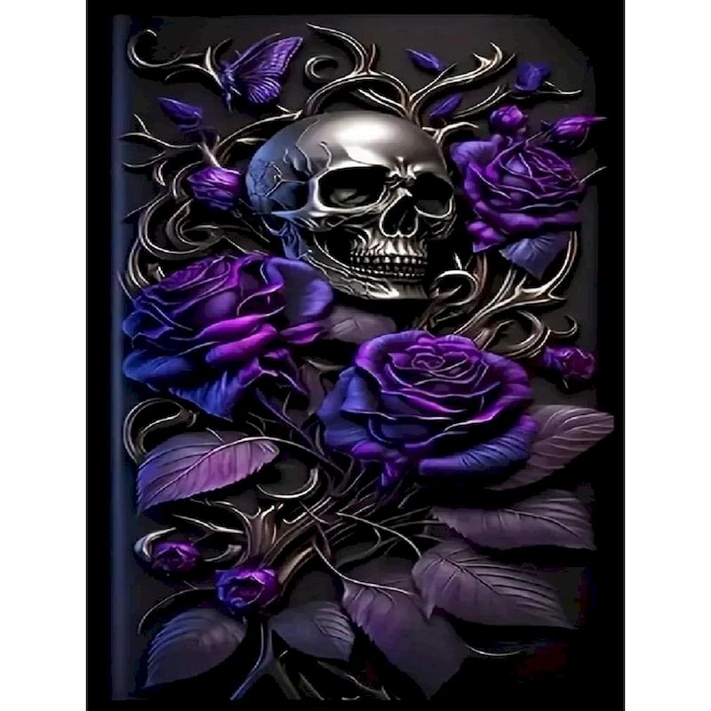 RUOPOTY Flower Skull Diamond P - Art Craft Halloween review and price