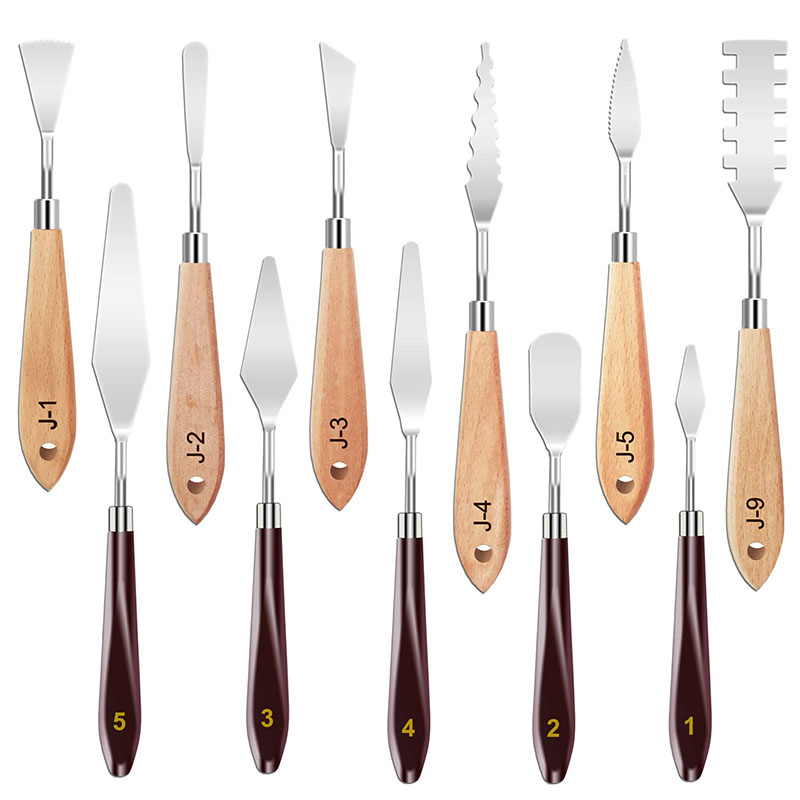11Pcs Painting Knives Set Stai - Painting Knife Palette review and price