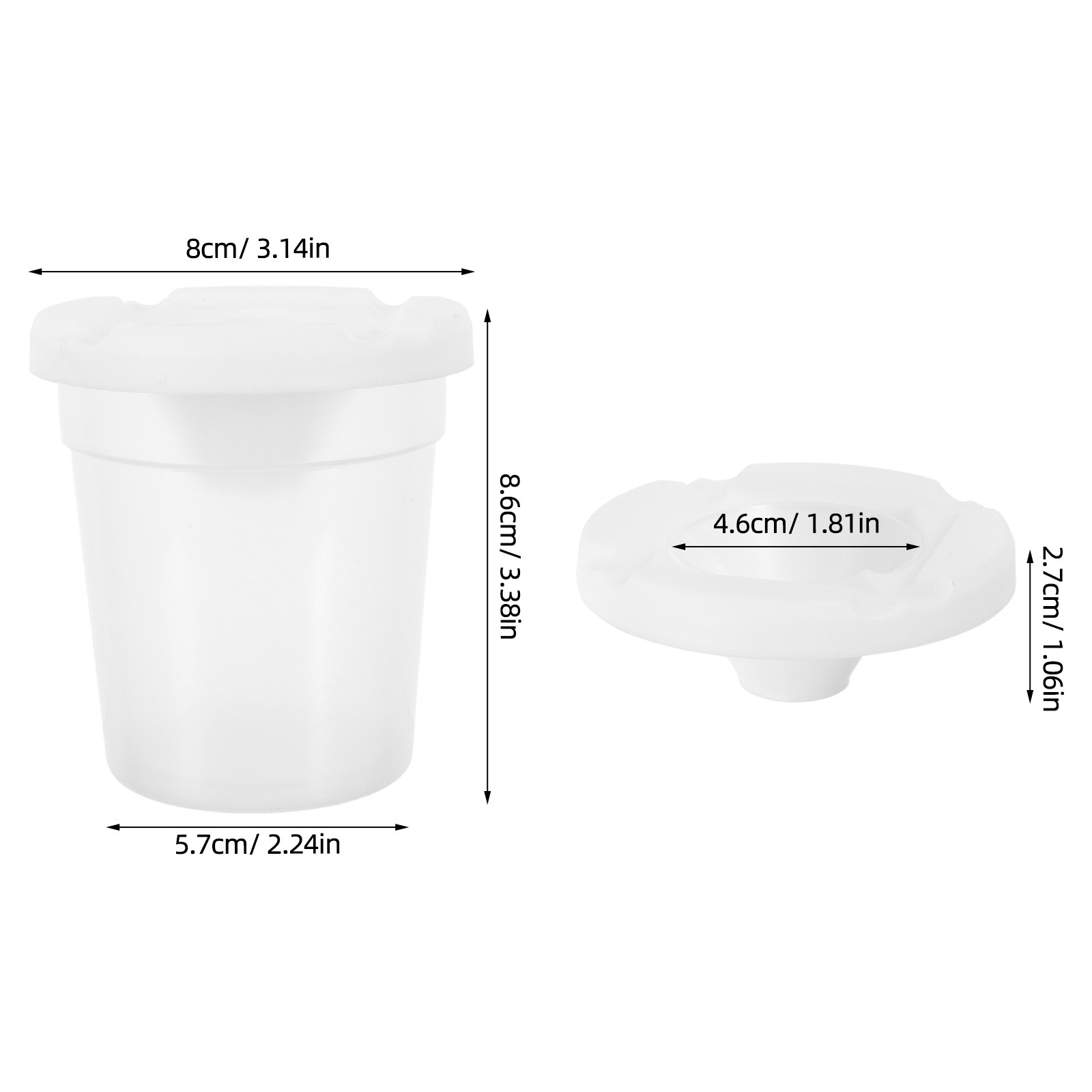 10Pcs Children Paint Cups Reus - Art And Craft With Paint review and price