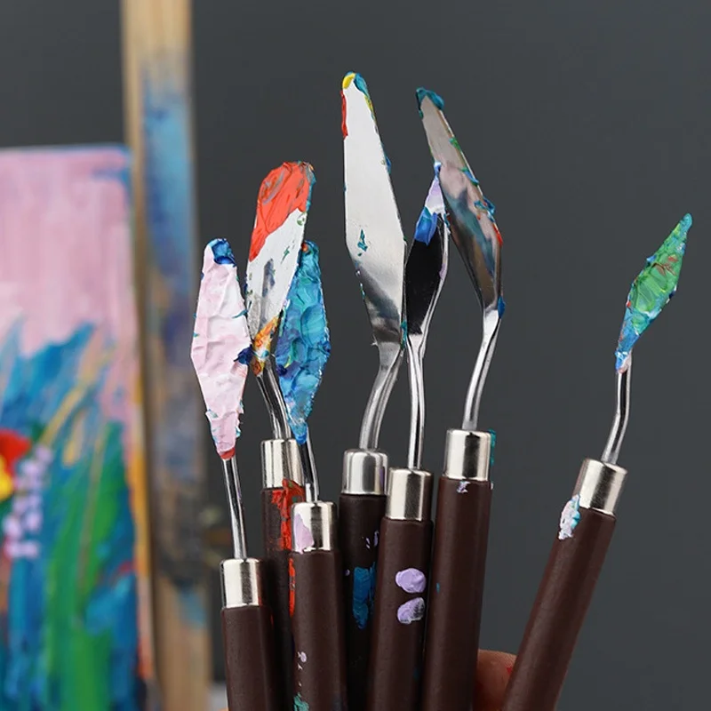 5/7 Pcs Set Art Oil Painting S - Painting Knife Palette review and price