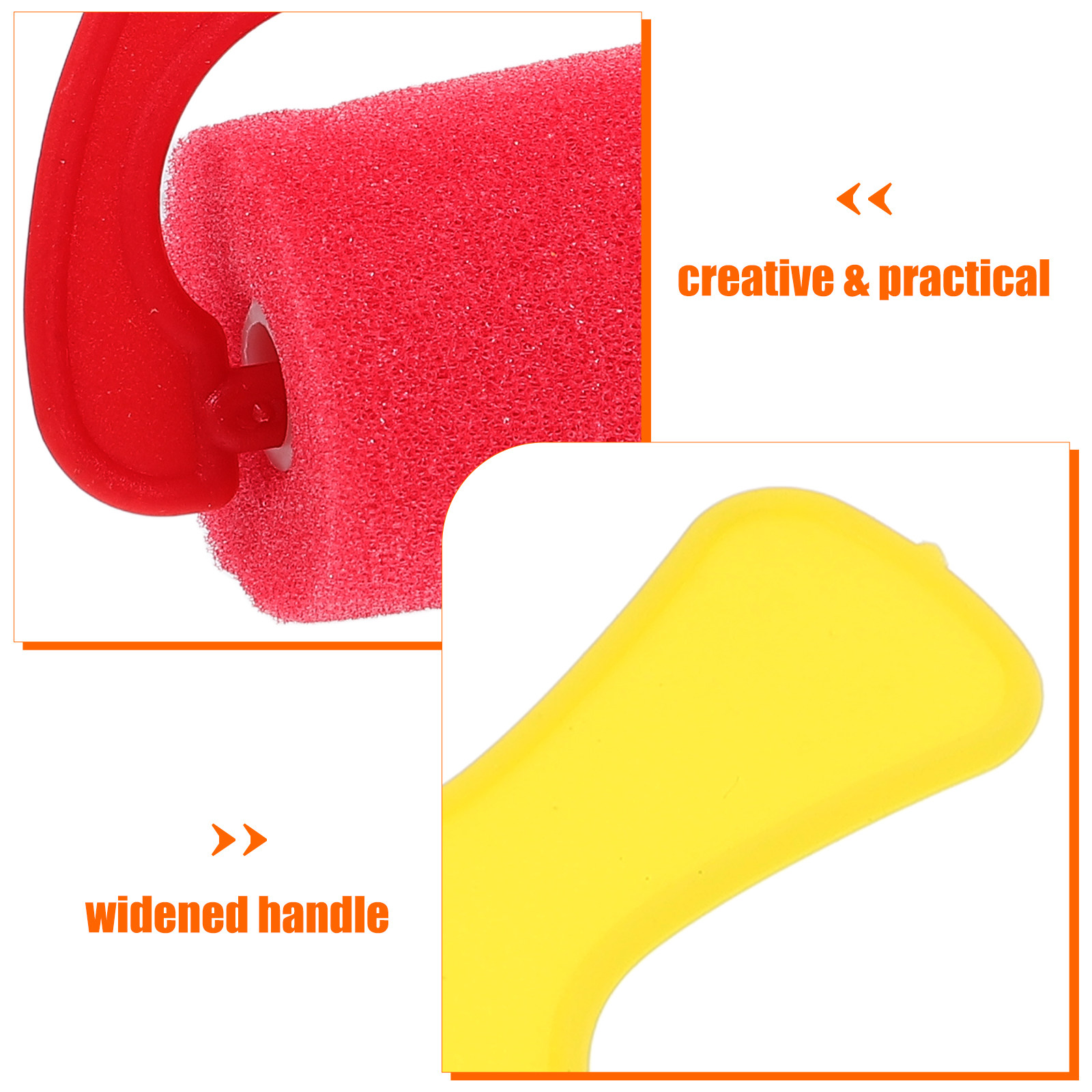 4Pcs Painting Roller Set Spong - Art And Craft With Paint review and price