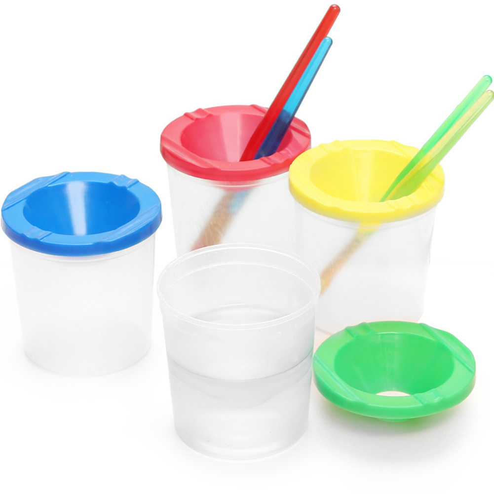 Paint Cups with Colored Lids P - Art And Craft With Paint review and price