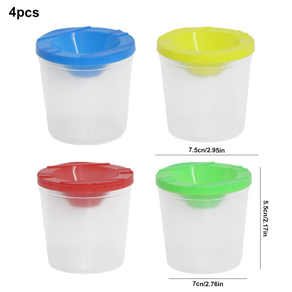 Paint Cups with Colored Lids P - Art And Craft With Paint review and price