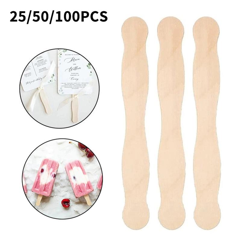 Wooden Popsicle Sticks Paddle  - Art Craft With Ice Cream Stick review and price