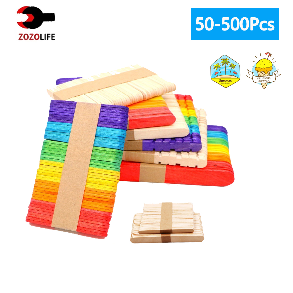 30/100/500Pcs Ice Cream Popsic - Art Craft With Ice Cream Stick review and price