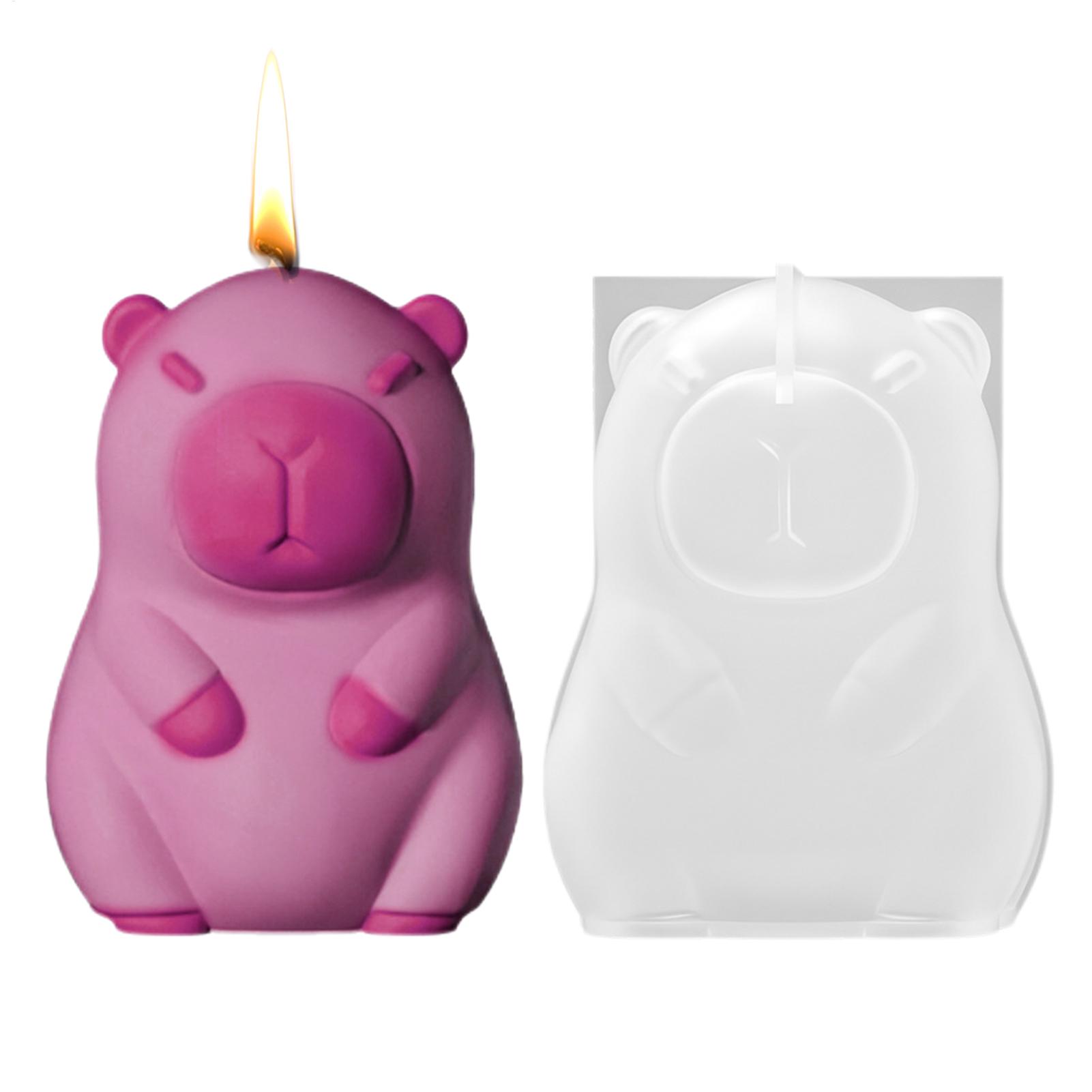 Cute Silicone Molds 3D Capybar - Art Craft With Ice Cream Stick review and price