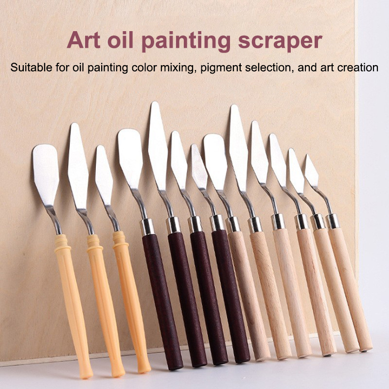 【Happy】7Pcs/Set Stainless Stee - Painting Knife Palette review and price