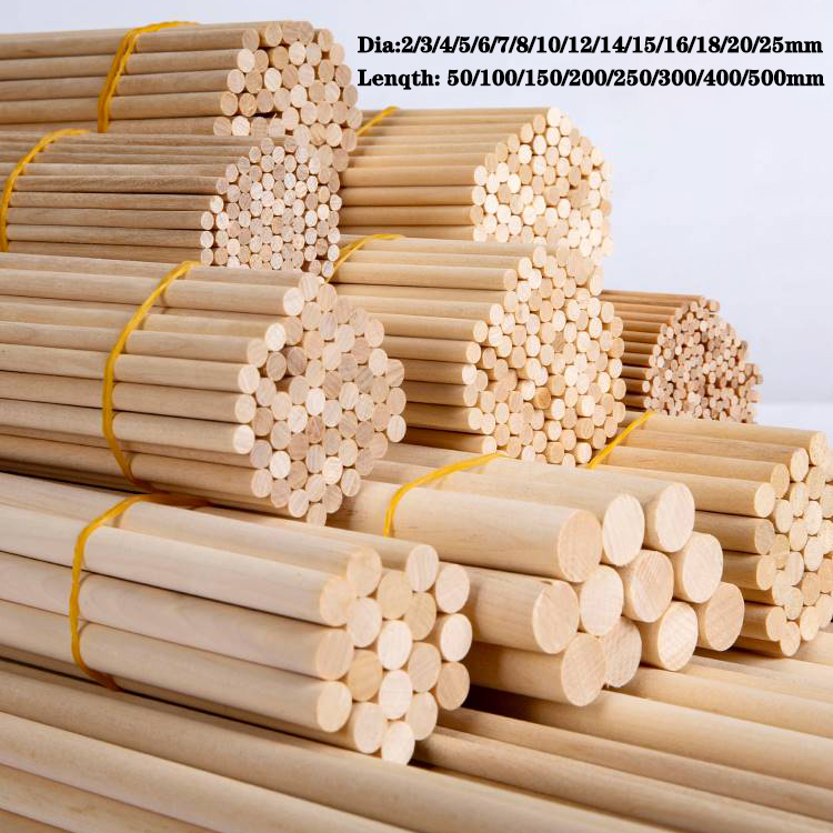 2-50P Round Wooden Sticks 3mm- - Art Craft With Ice Cream Stick review and price