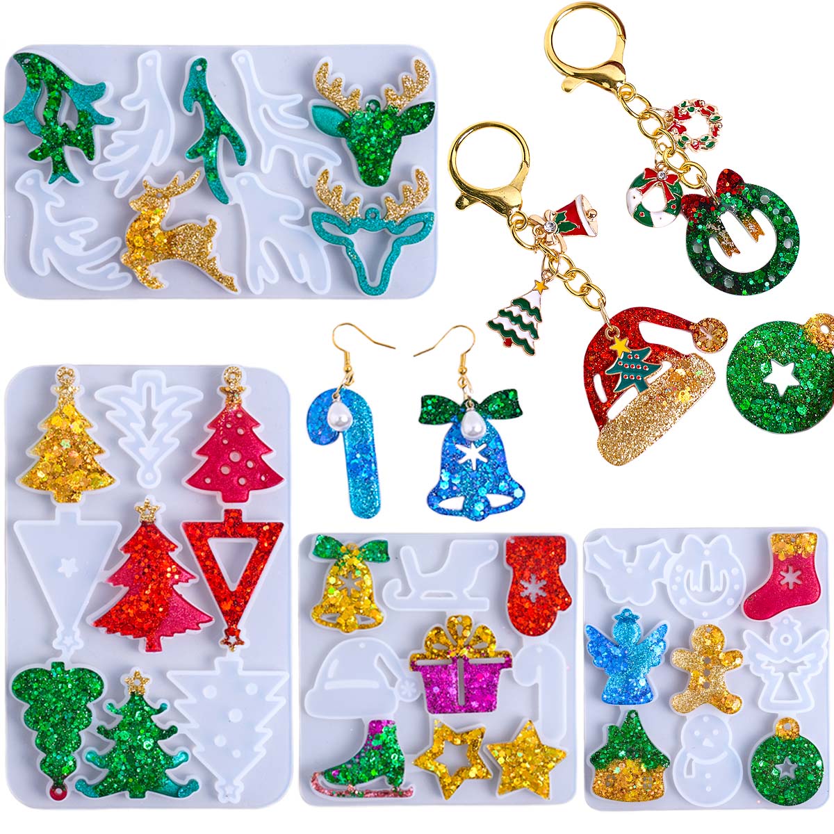 Christmas Earring Pendant Sili - Art Craft Model review and price