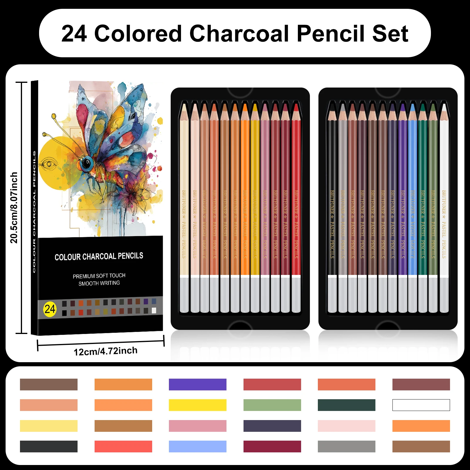 Pro Chalk-Pastel Color Pencils - Chalk Pastel Set review and price