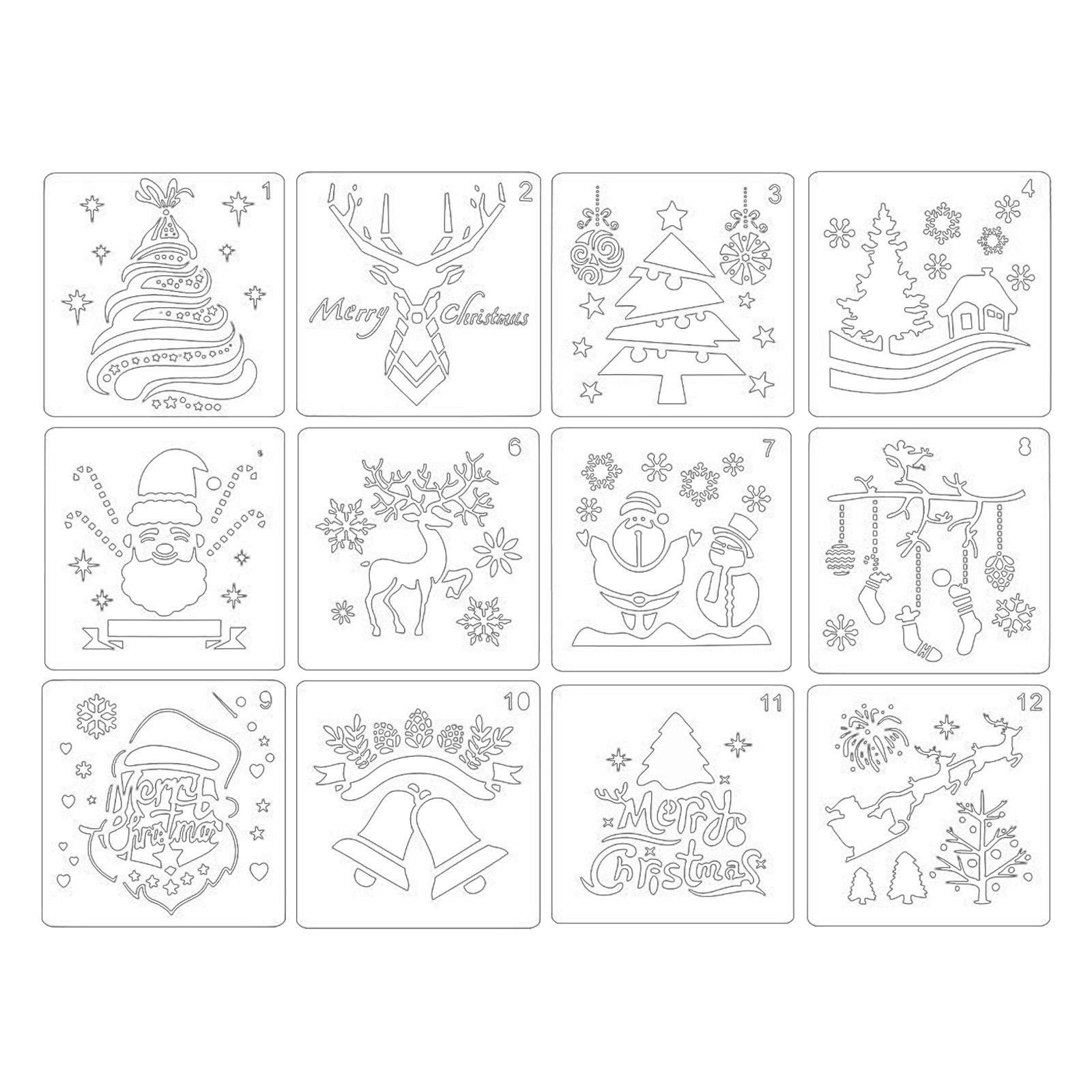 Christmas Stencil Templates fo - Art Craft Christmas Tree review and price