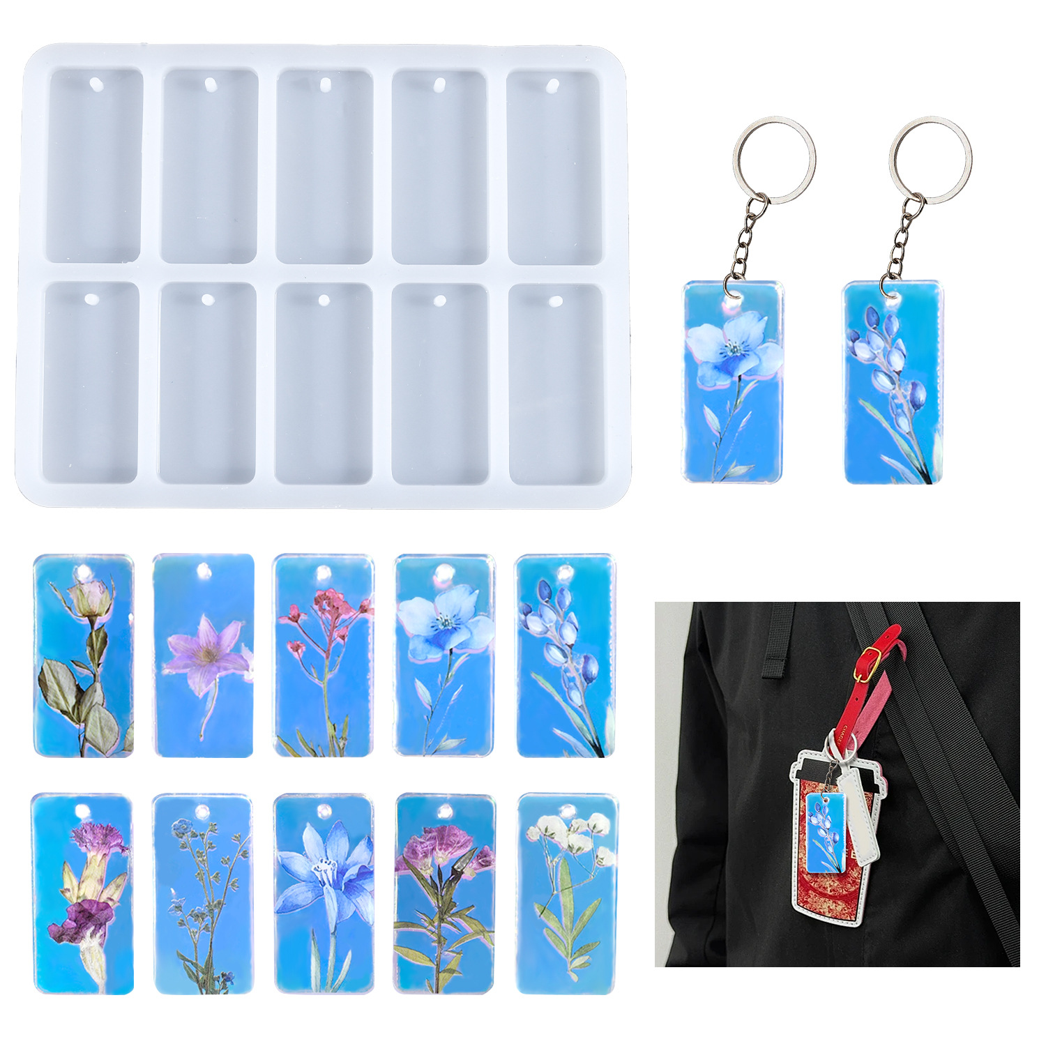DIY epoxy resin mold 10-connec - Art Craft Model review and price
