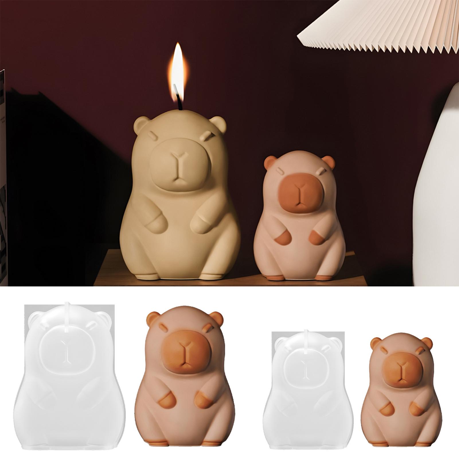 Cute Silicone Molds 3D Capybar - Art Craft With Ice Cream Stick review and price