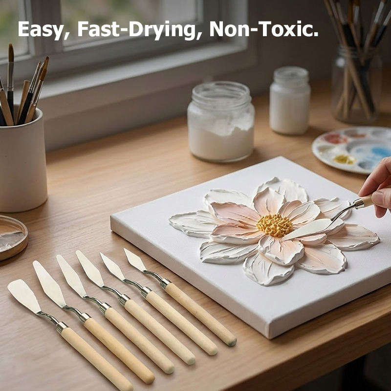Relief Painting Modeling Paste - Painting Knife Palette review and price