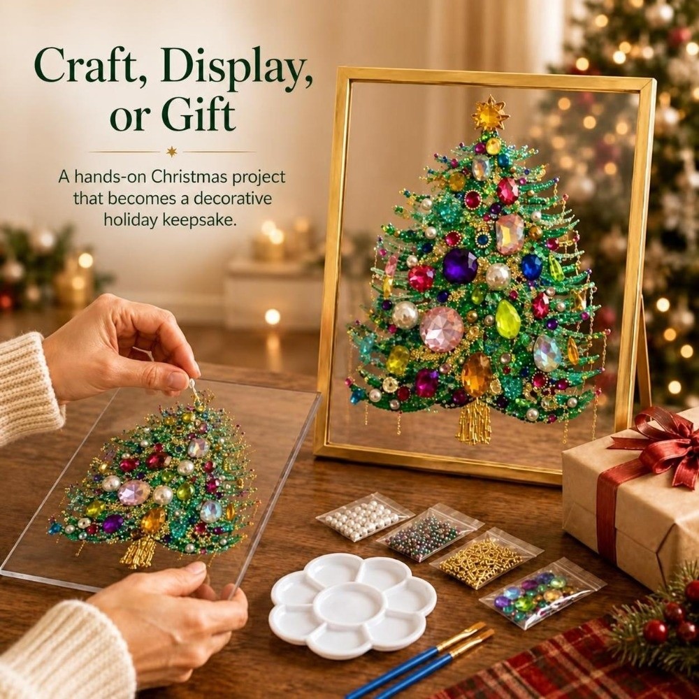 1 Set DIY Christmas Tree Art K - Art Craft Christmas Tree review and price