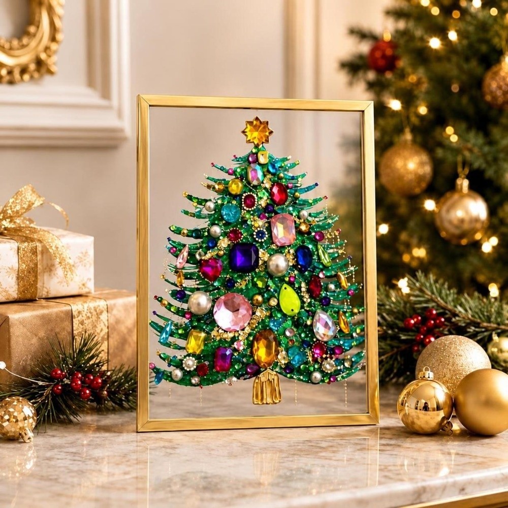 1 Set DIY Christmas Tree Art K - Art Craft Christmas Tree review and price