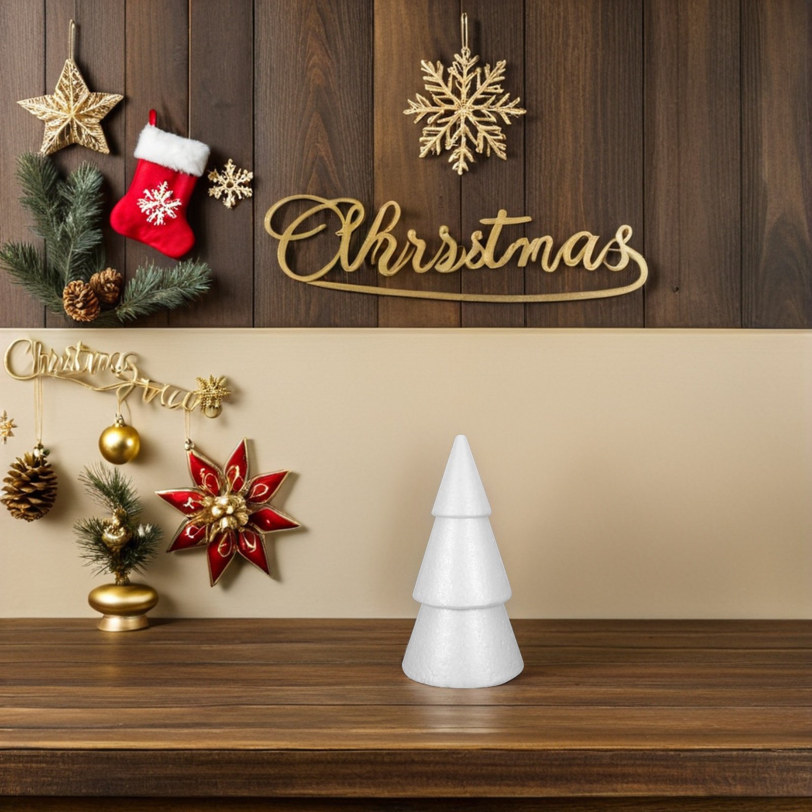 6Pcs Christmas Tree Foam Cones - Art Craft Christmas Tree review and price