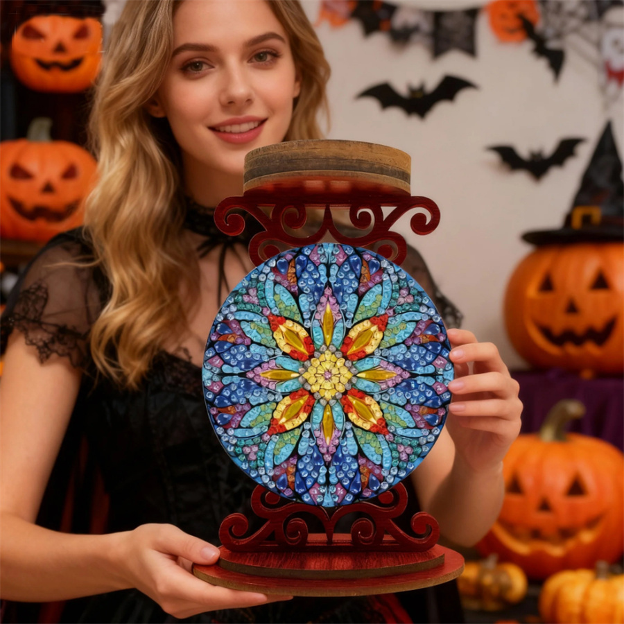 Flower candle holder Halloween - Art Craft Halloween review and price