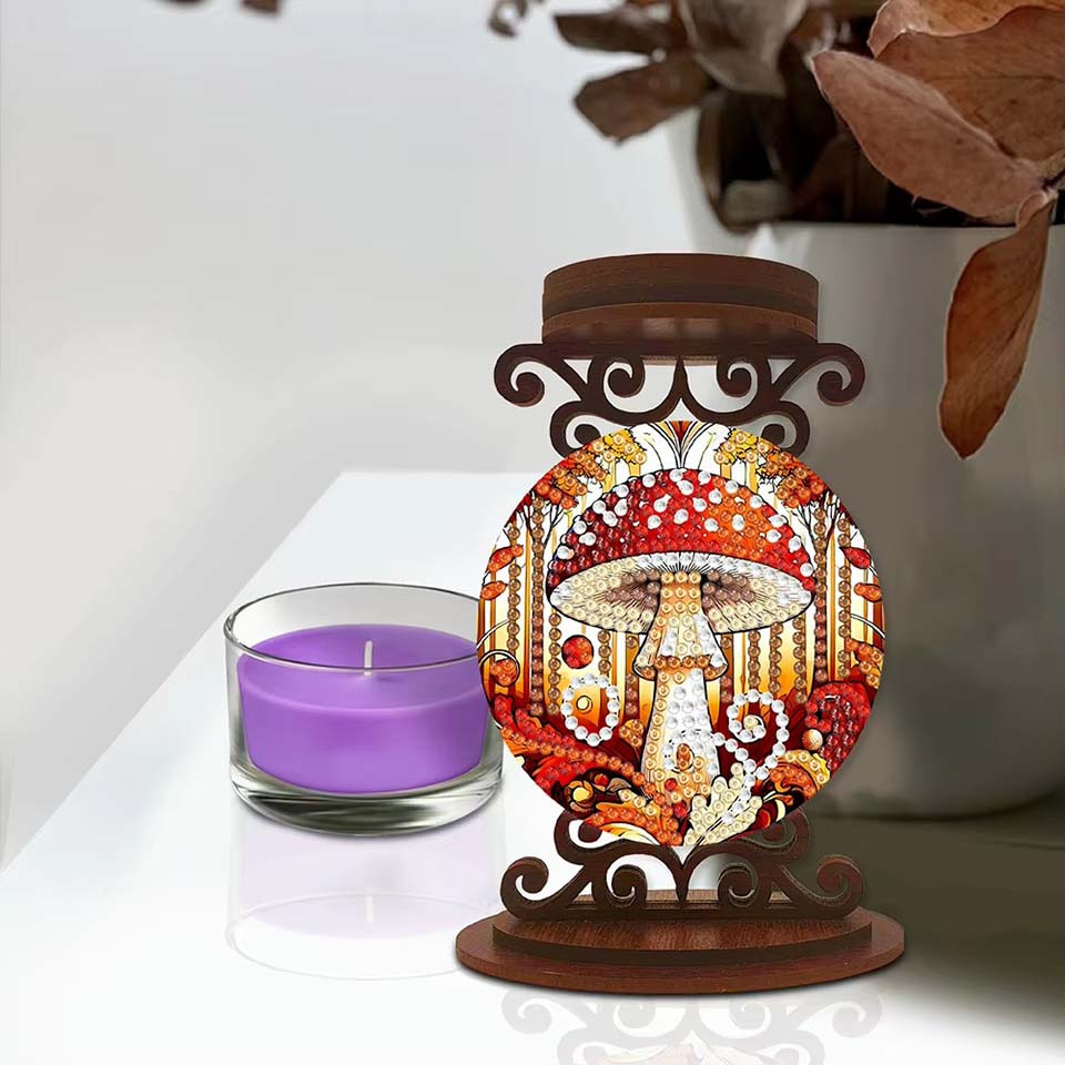 mushroom candle holder Hallowe - Art Craft Halloween review and price