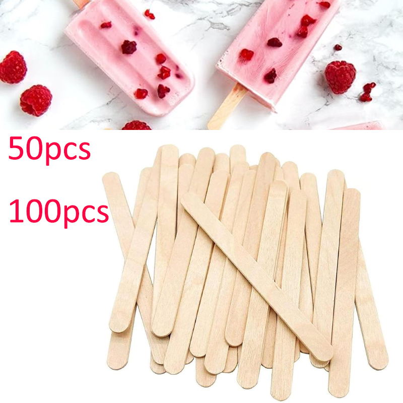  50/100Pcs Popsicle Sticks Pu - Art Craft With Ice Cream Stick review and price