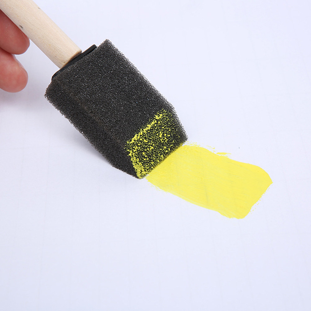 40Pcs Foam Sponge Brushes Wood - Art And Craft With Paint review and price