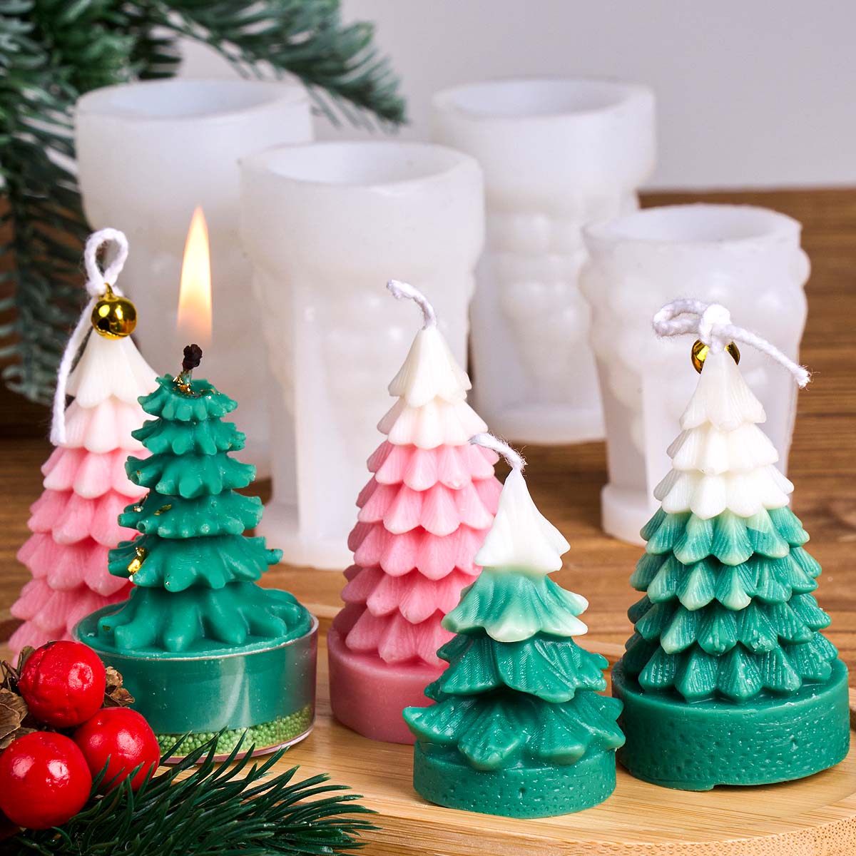 3D Christmas Tree Silicone Can - Art Craft Christmas Tree review and price