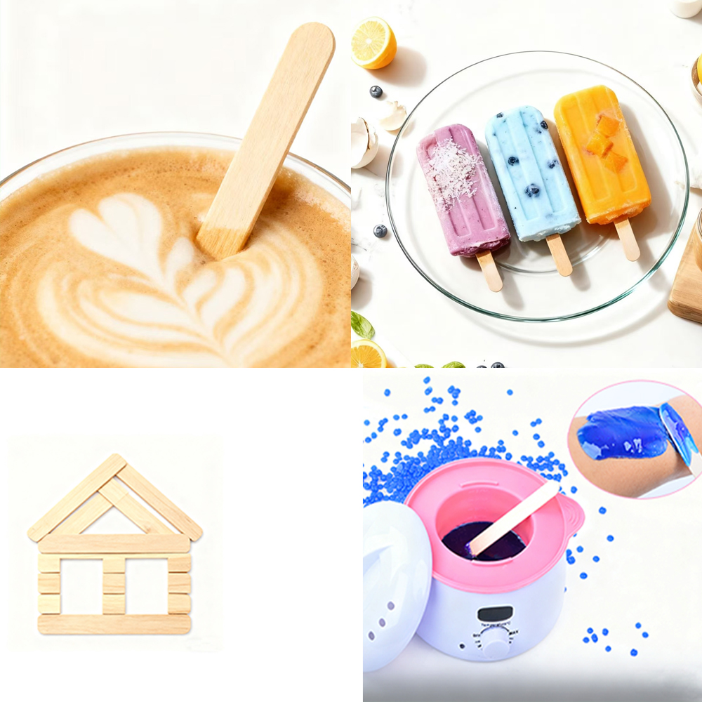50/100/200pcs Wooden Ice Cream - Art Craft With Ice Cream Stick review and price